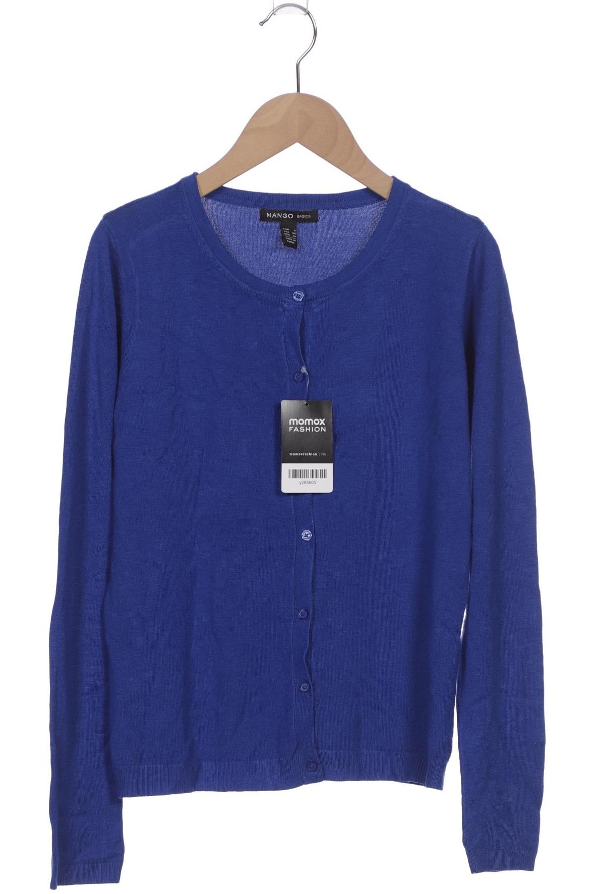 

Mango Damen Strickjacke, blau, Gr. 36