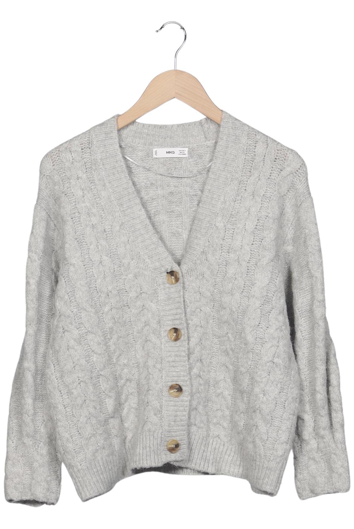 

Mango Damen Strickjacke, grau, Gr. 36