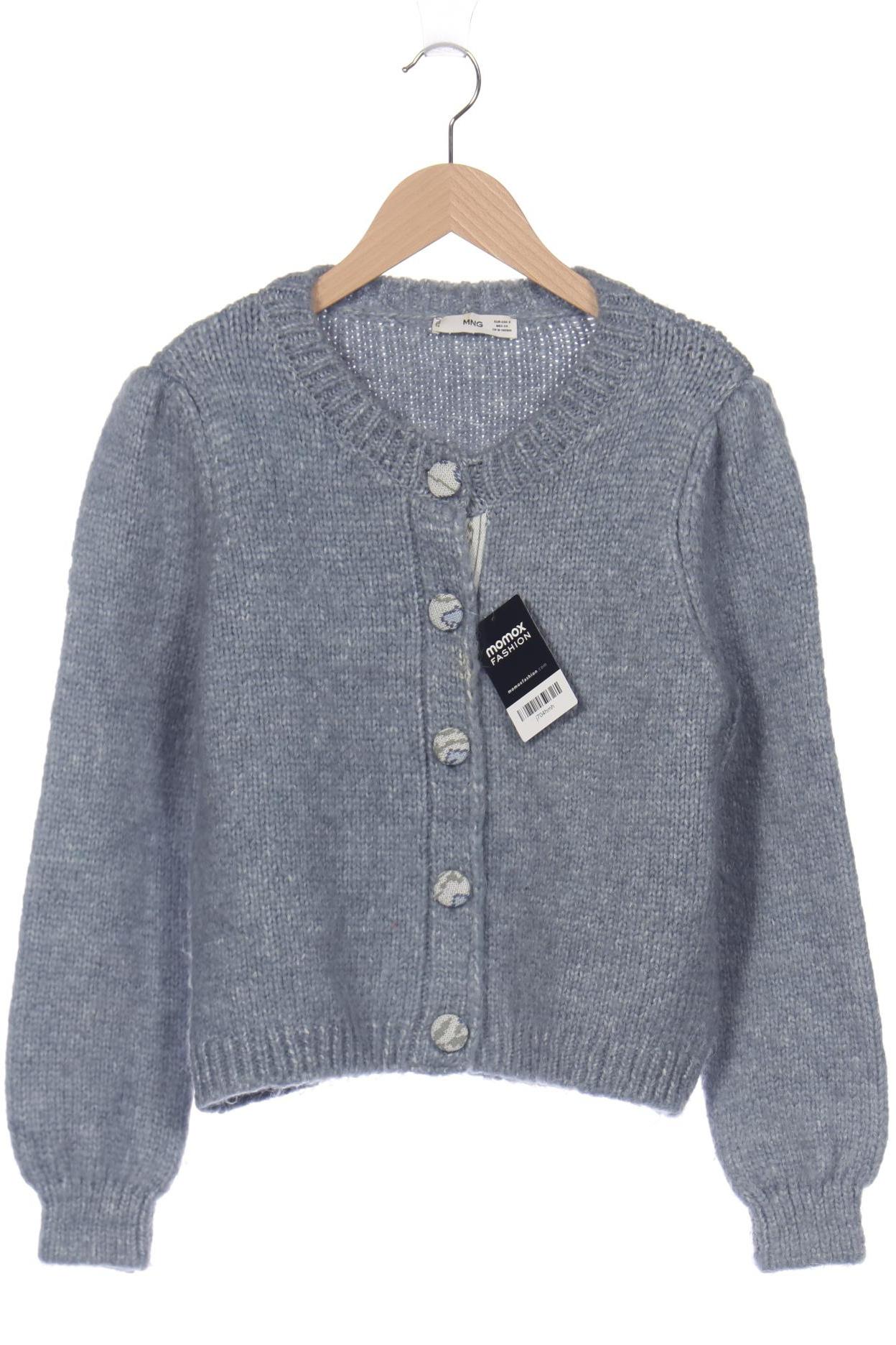 

Mango Damen Strickjacke, blau, Gr. 36