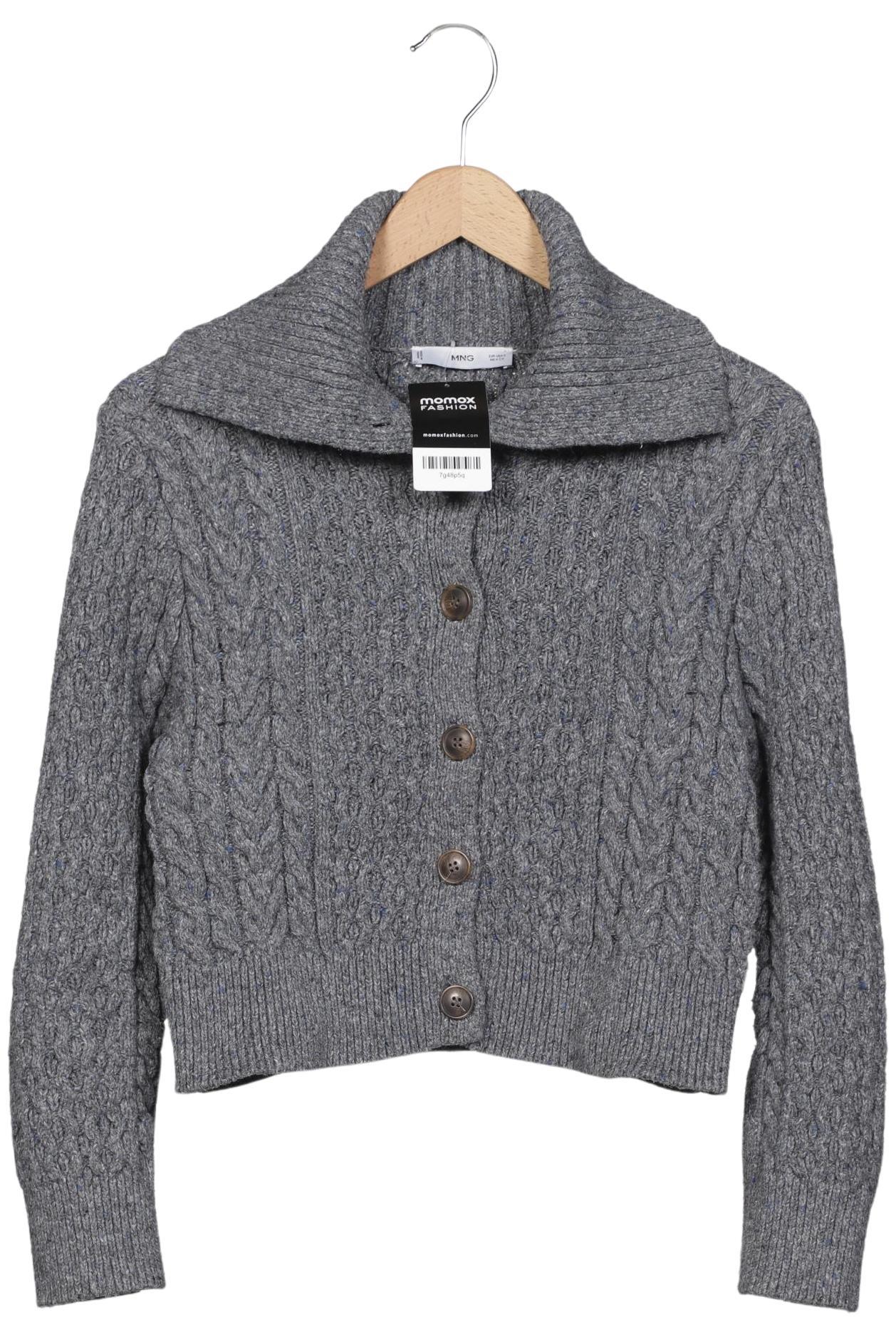 

Mango Damen Strickjacke, grau, Gr. 36