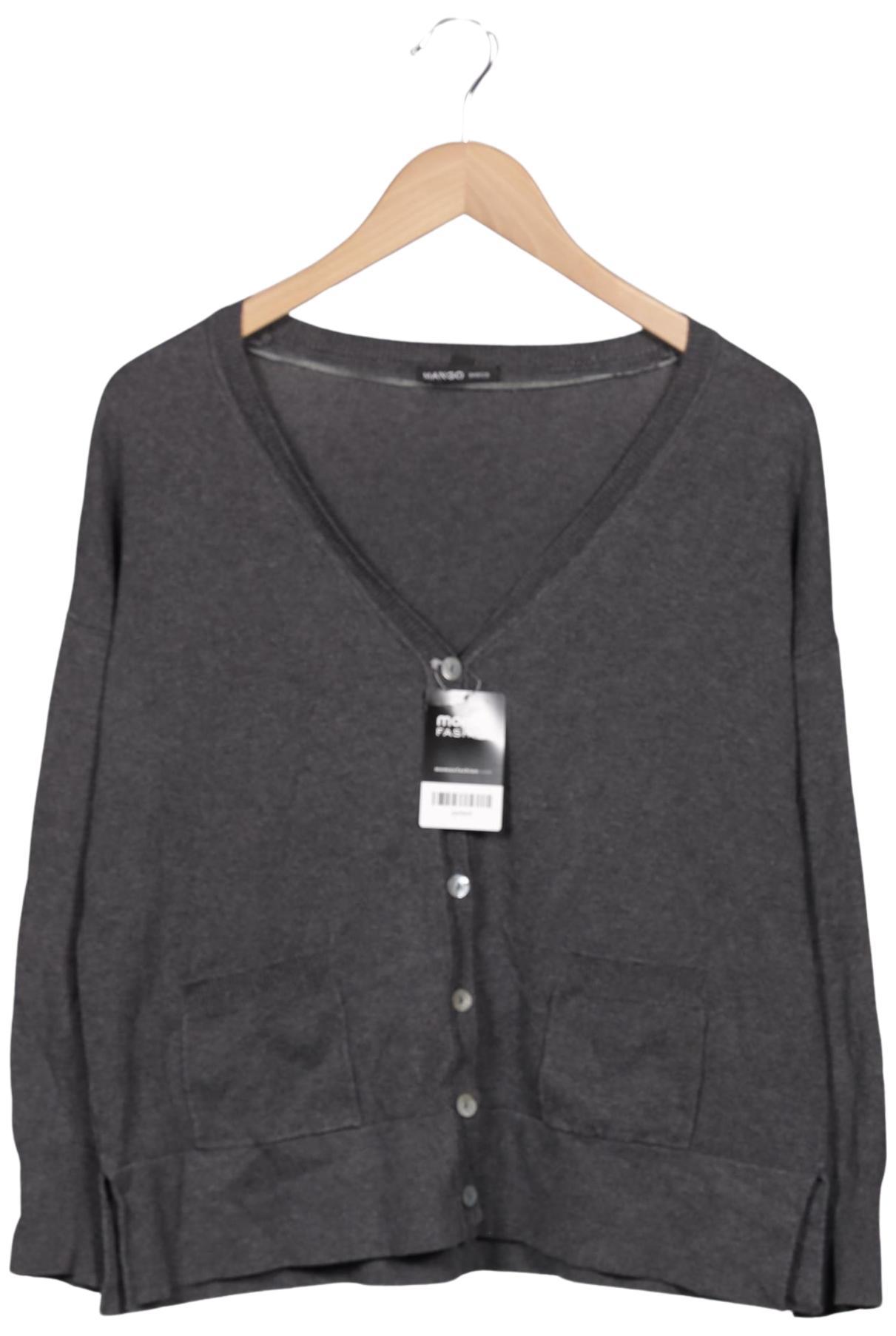 

Mango Damen Strickjacke, grau, Gr. 36