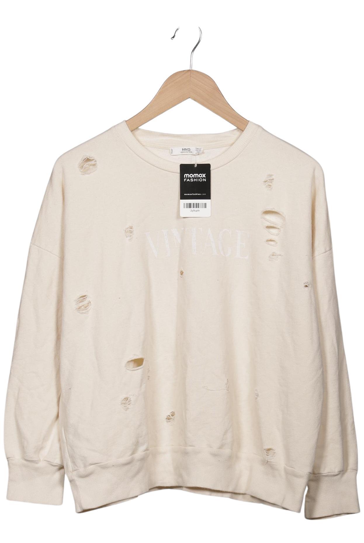 

Mango Damen Sweatshirt, cremeweiß, Gr. uni