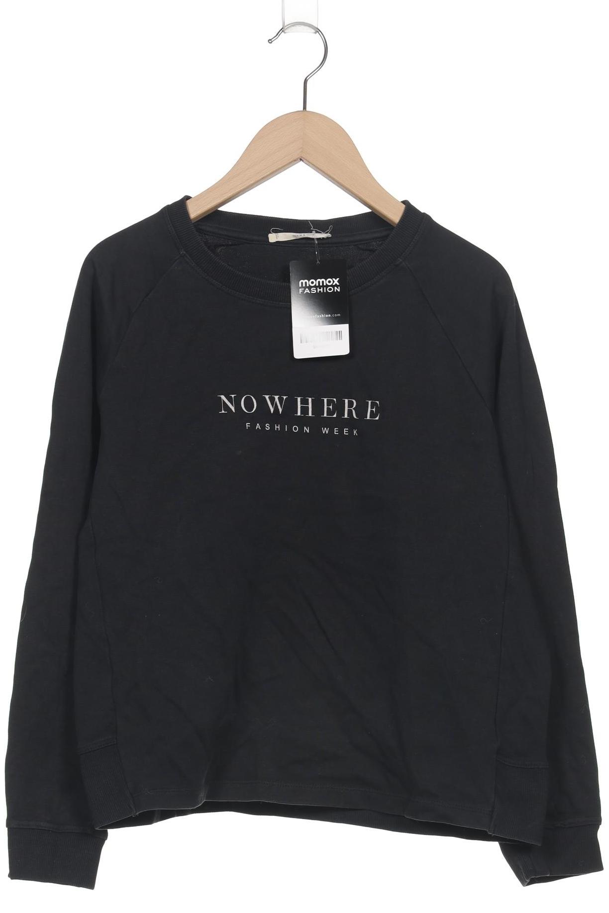 

Mango Damen Sweatshirt, schwarz, Gr. 36