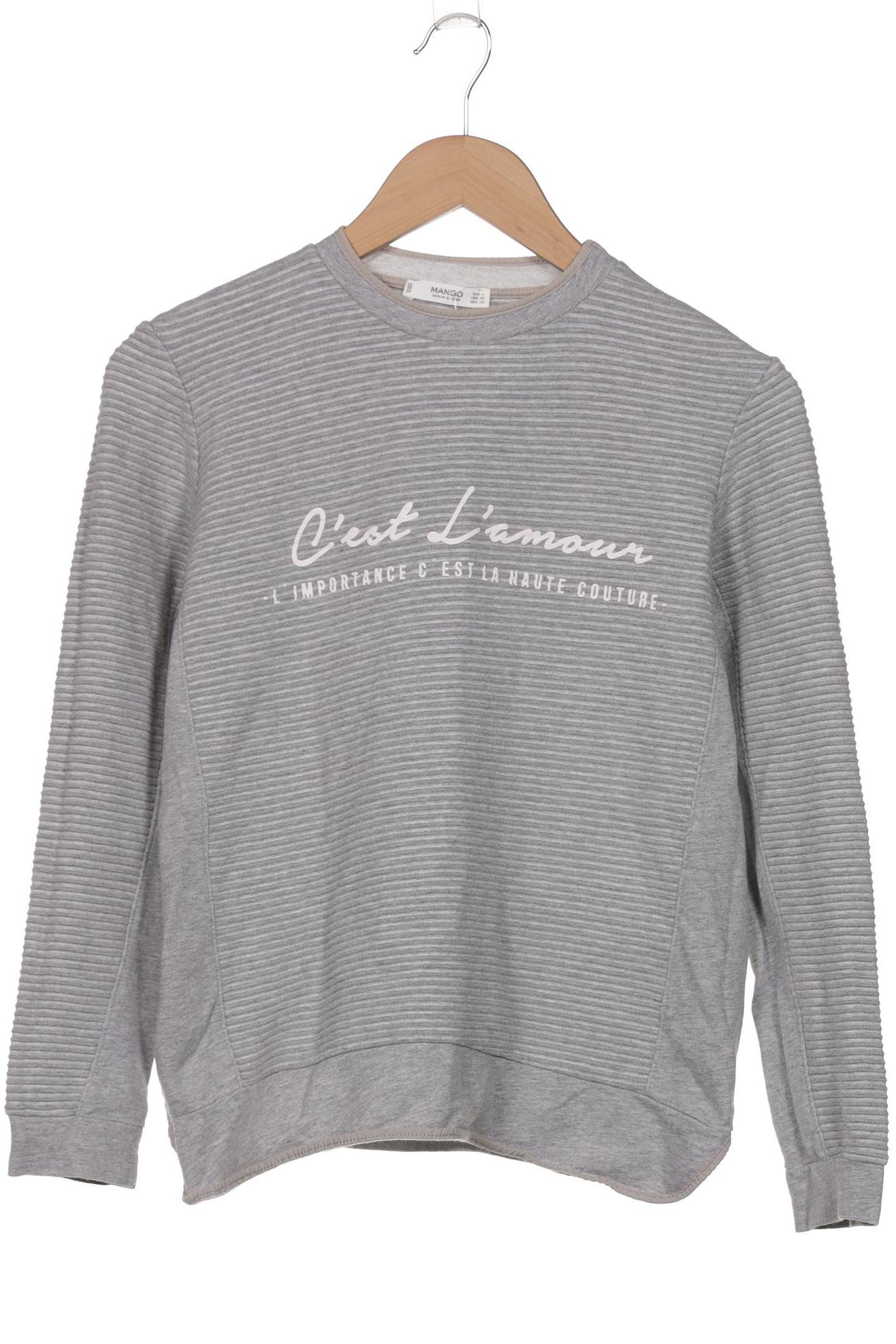 

Mango Damen Sweatshirt, grau, Gr. 36