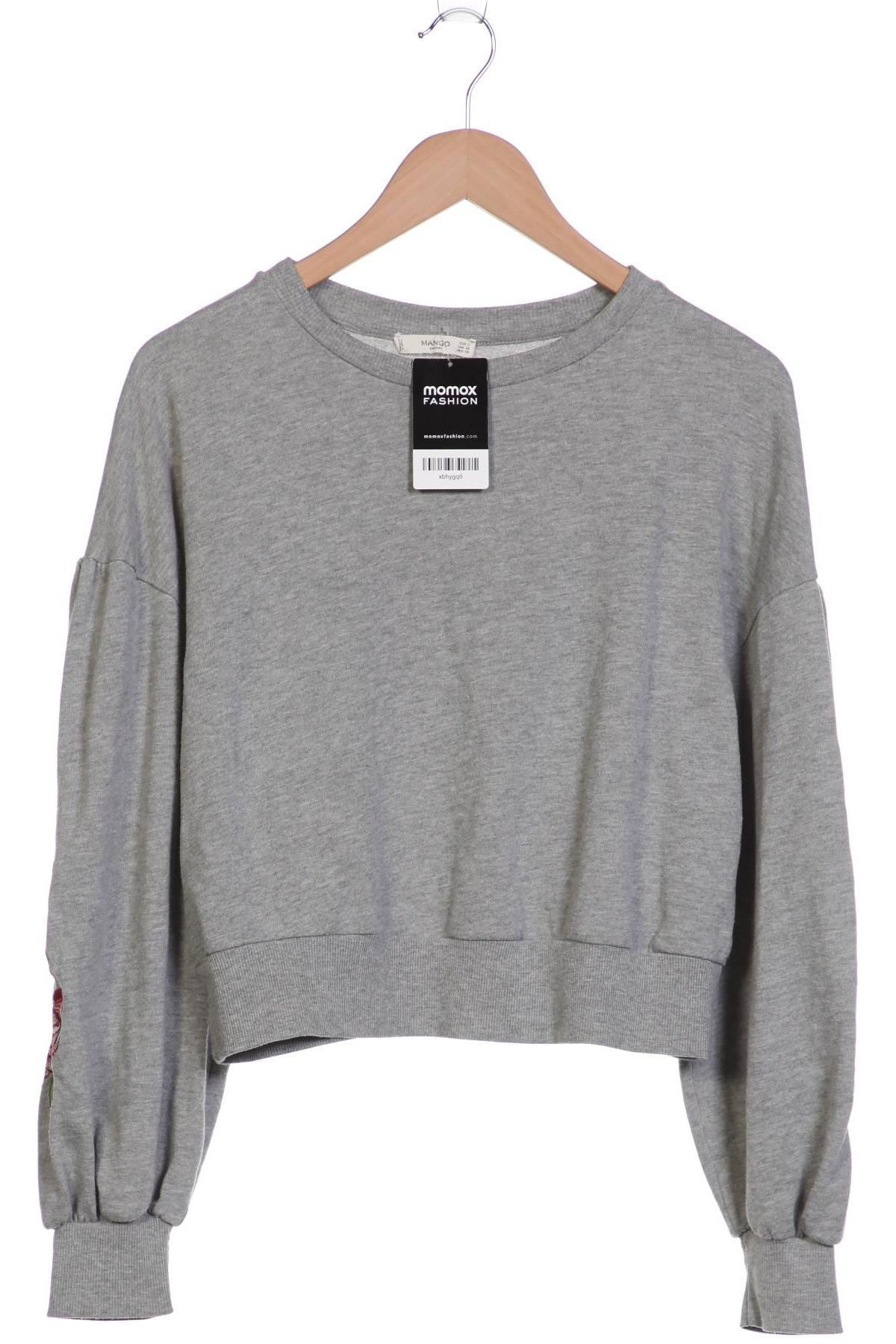 

Mango Damen Sweatshirt, grau, Gr. 36