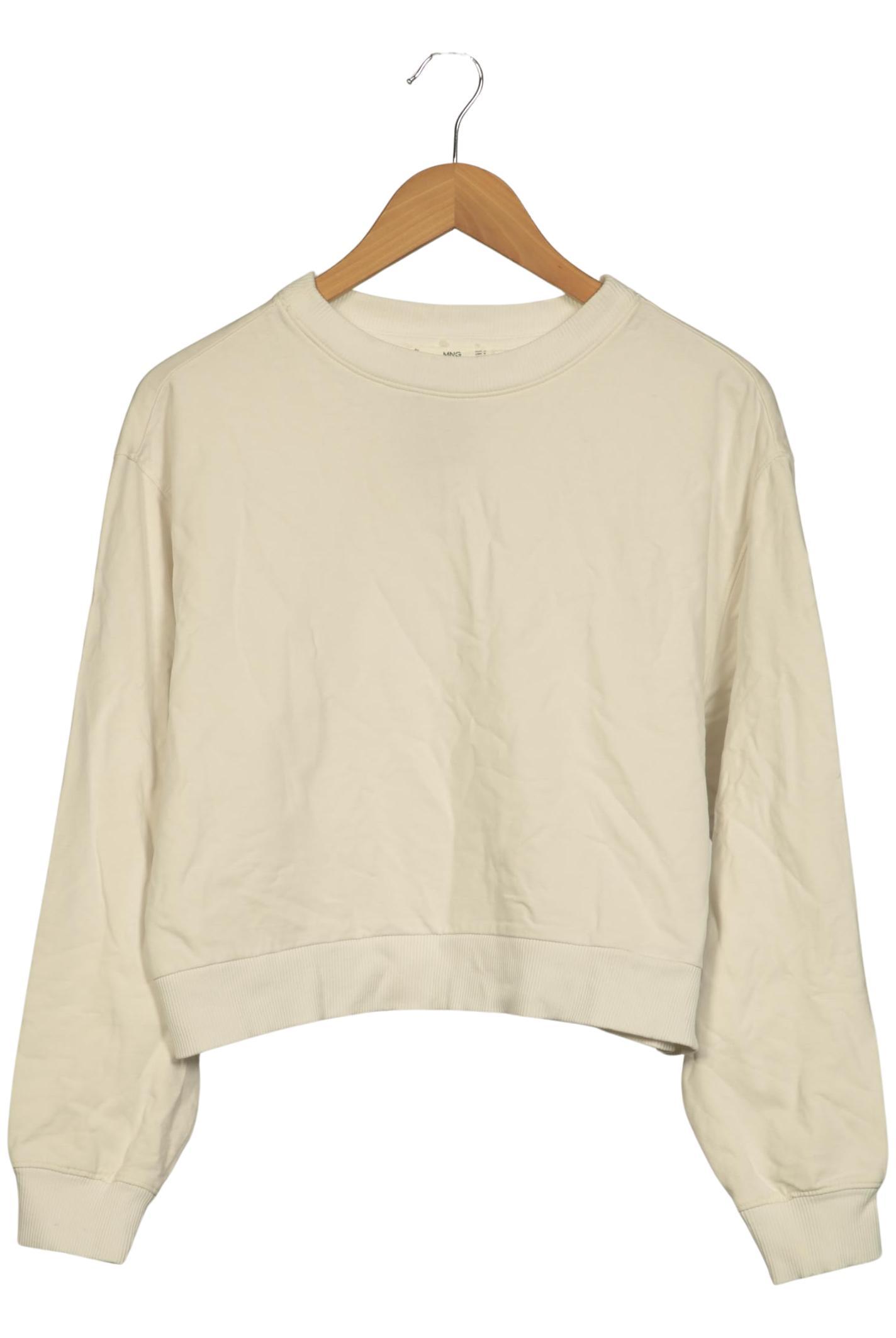 

Mango Damen Sweatshirt, cremeweiß, Gr. 38