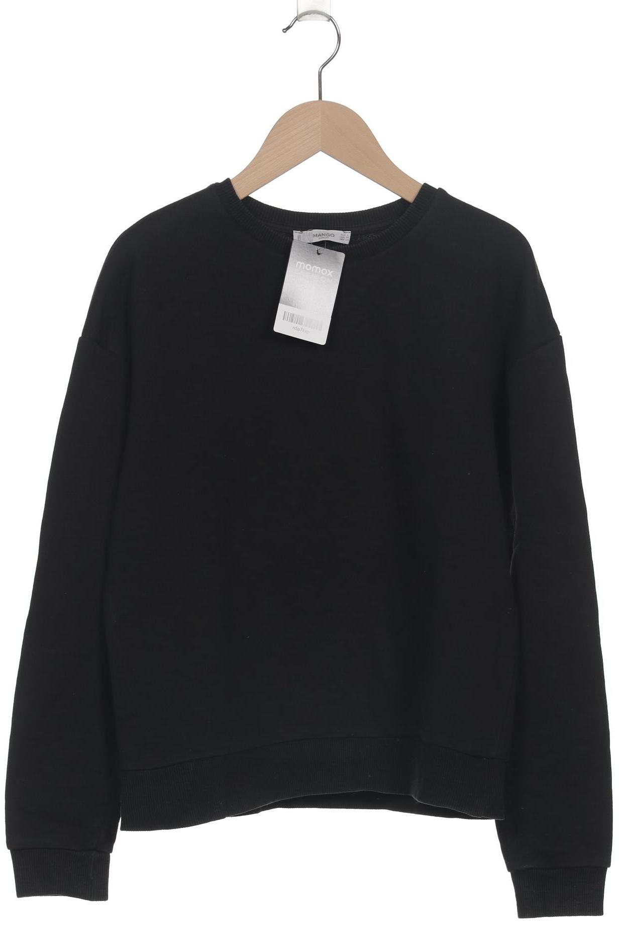 

Mango Damen Sweatshirt, schwarz, Gr. 36