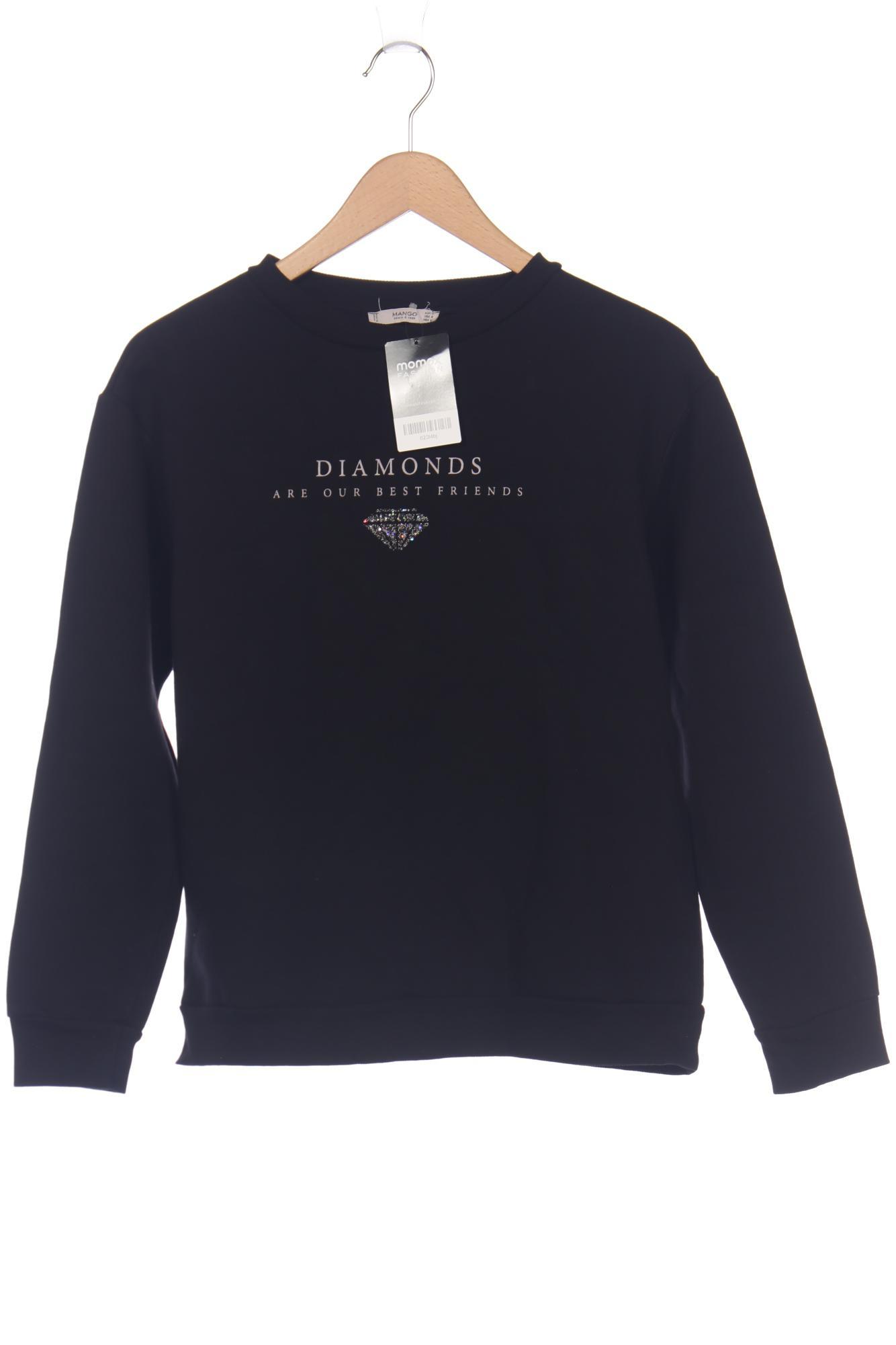 

Mango Damen Sweatshirt, schwarz, Gr. 38