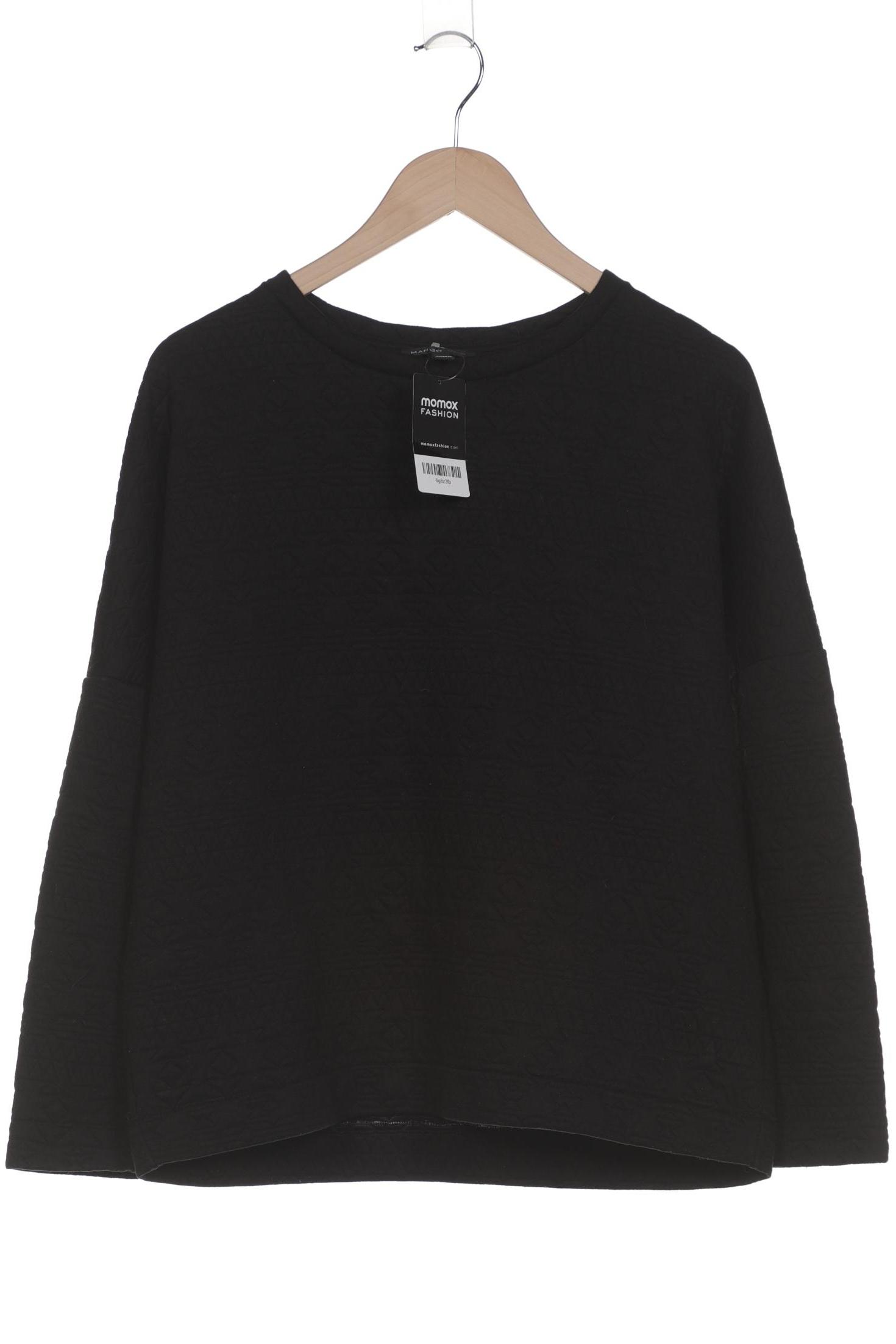 

Mango Damen Sweatshirt, schwarz, Gr. 38