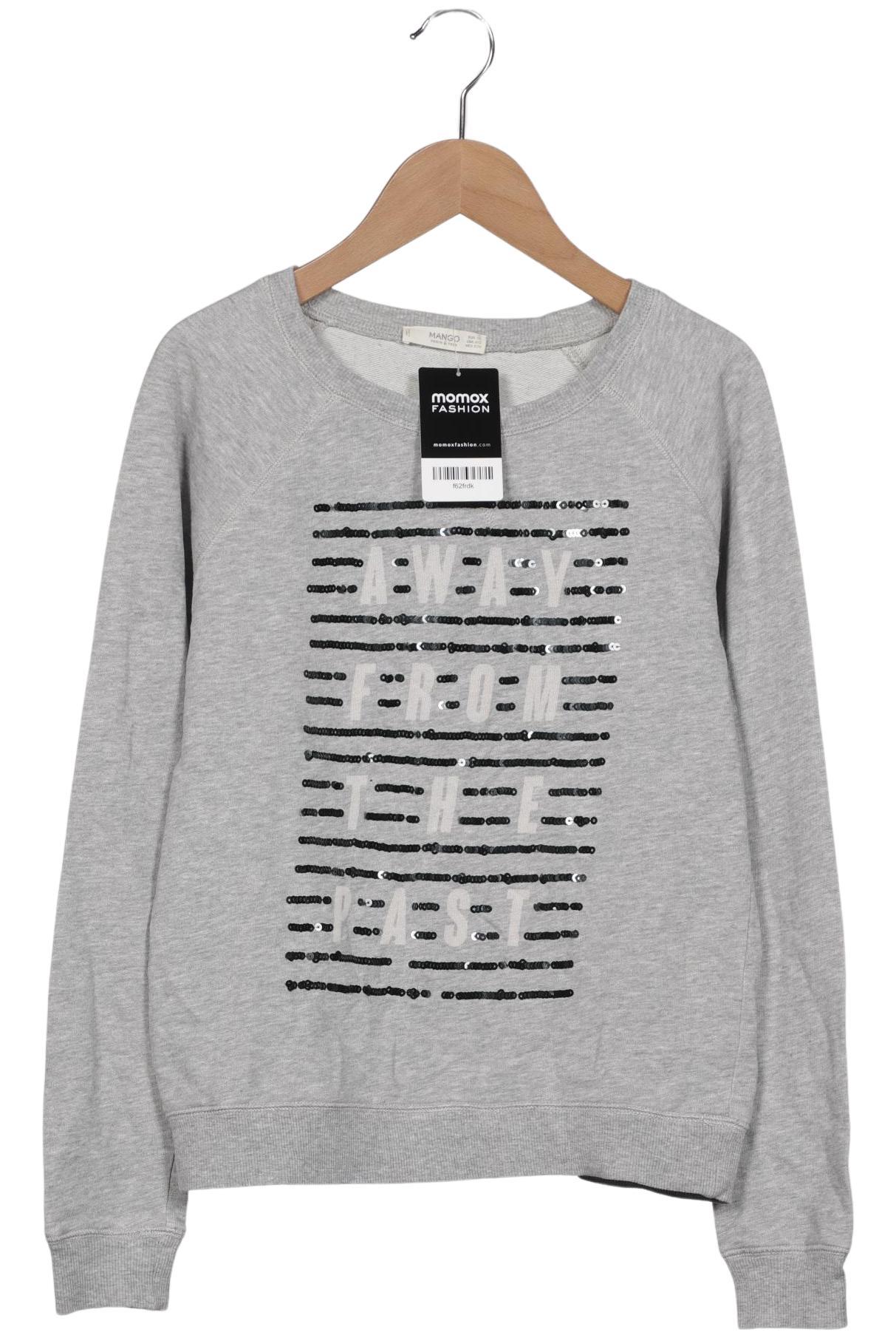 

Mango Damen Sweatshirt, grau, Gr. 34