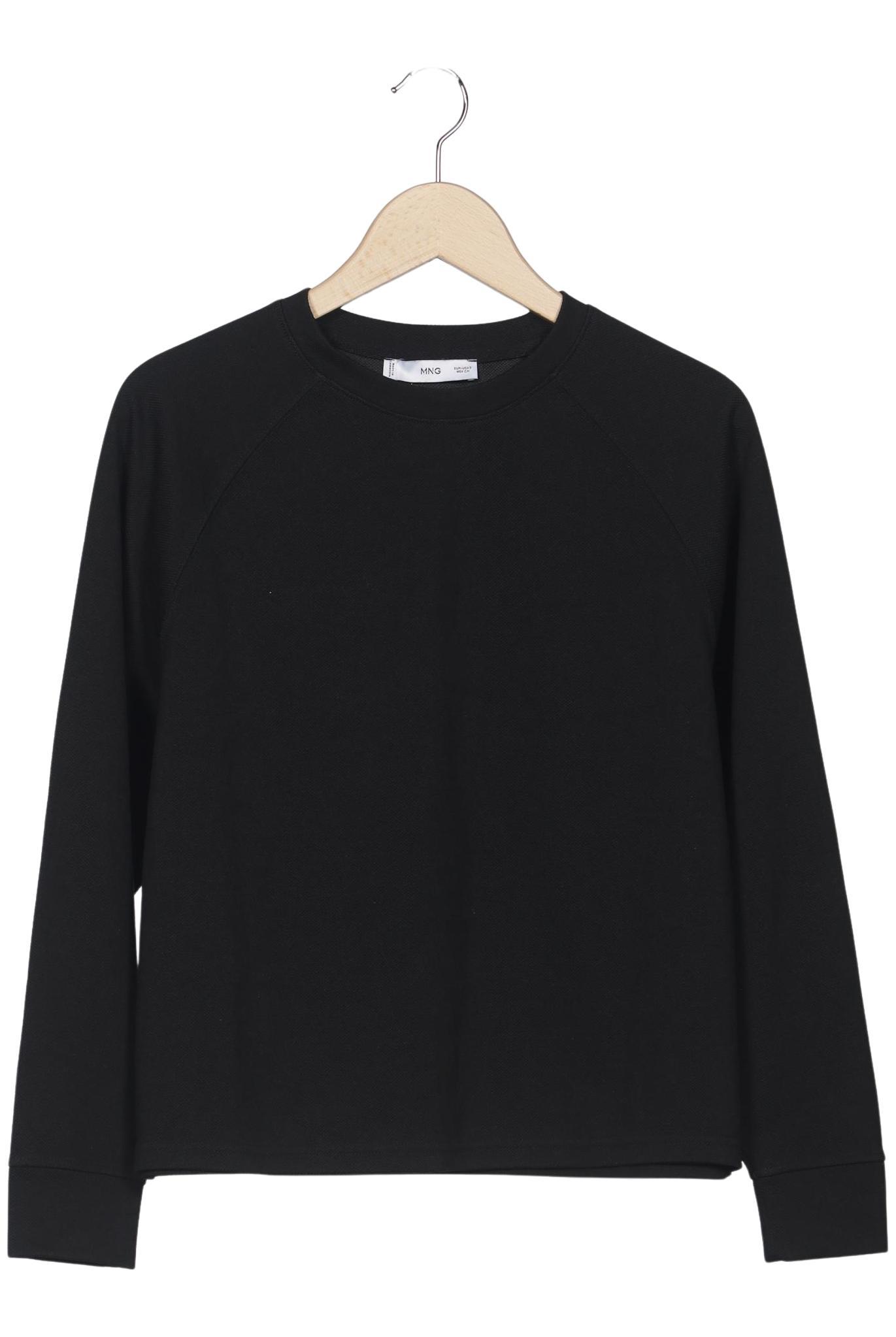 

Mango Damen Sweatshirt, schwarz, Gr. 36