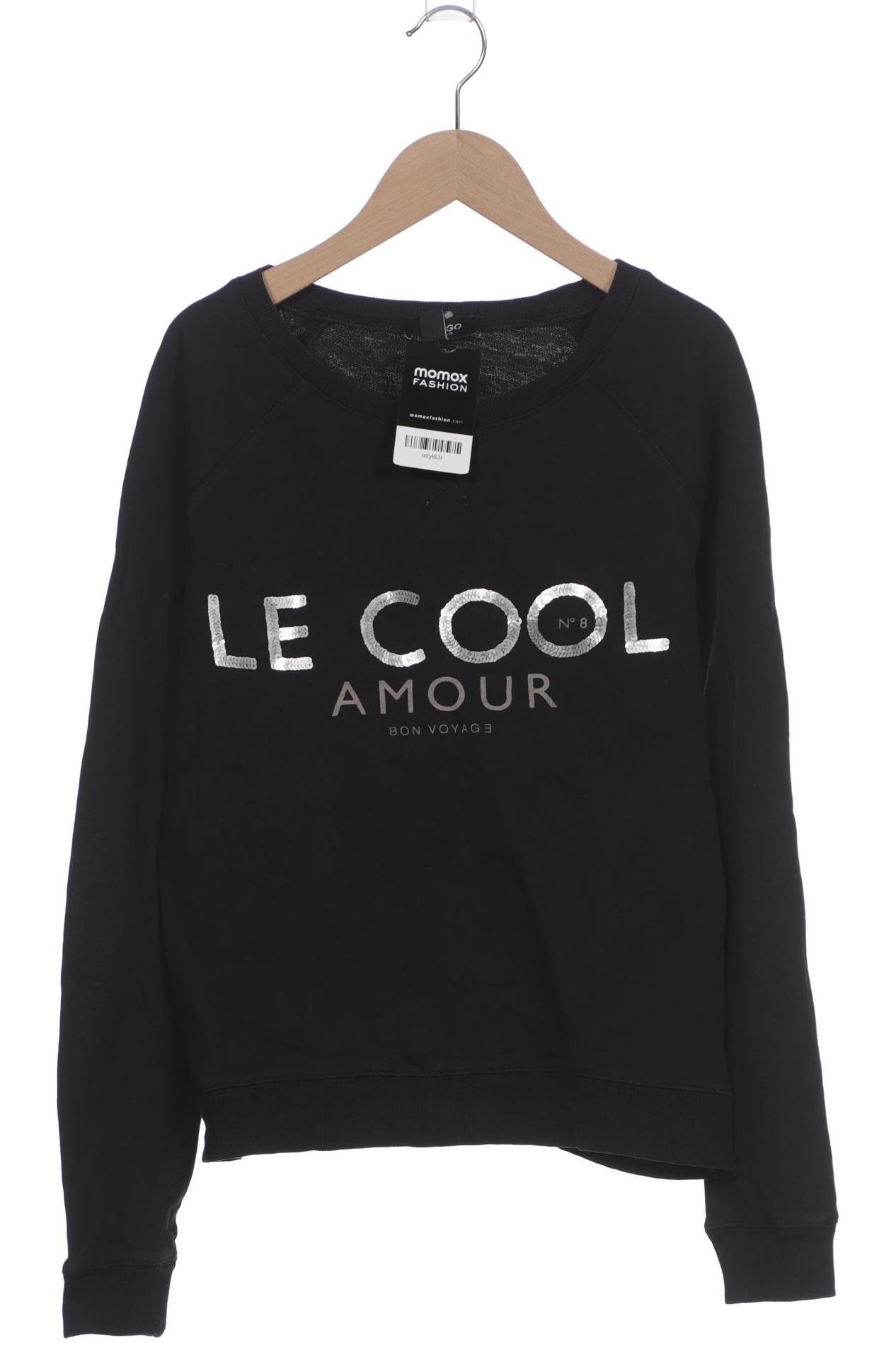 

Mango Damen Sweatshirt, schwarz, Gr. 38