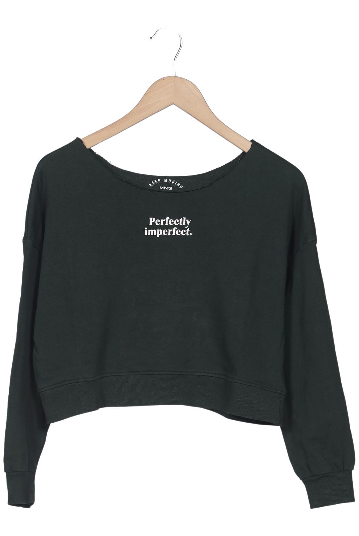 

Mango Damen Sweatshirt, grün, Gr. 34
