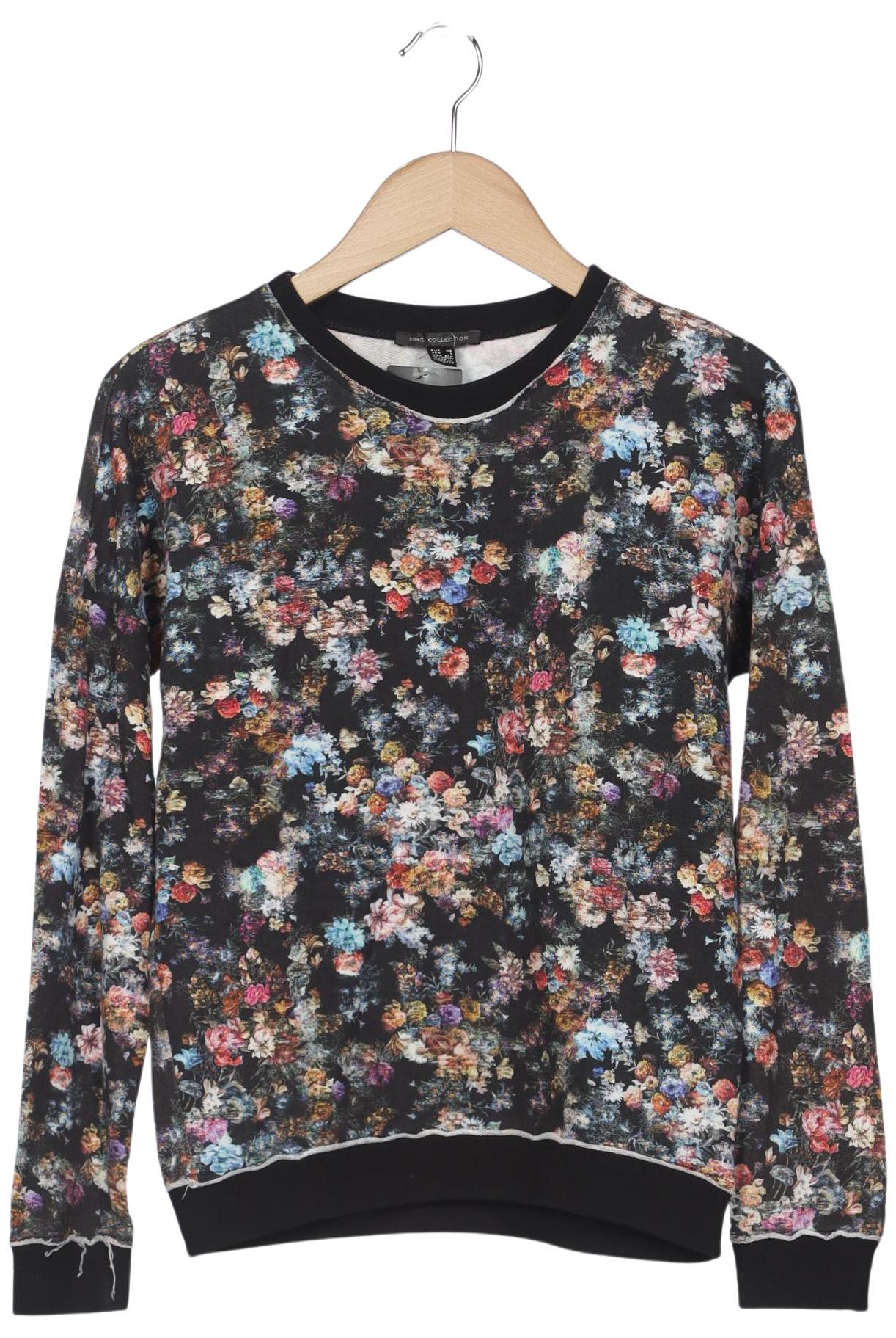 

Mango Damen Sweatshirt, schwarz, Gr. 34