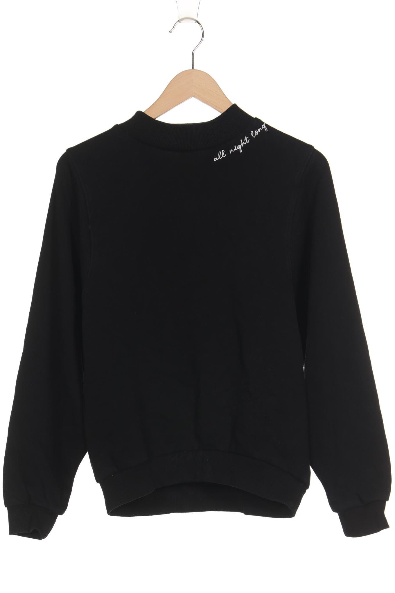 

Mango Damen Sweatshirt, schwarz, Gr. 38