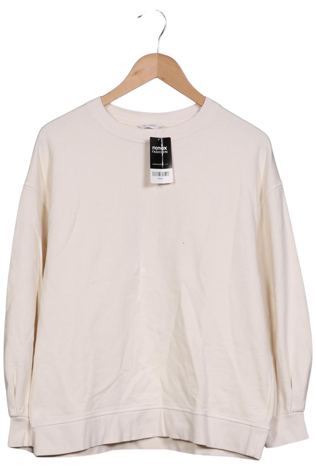 

Mango Damen Sweatshirt, cremeweiß, Gr. 38