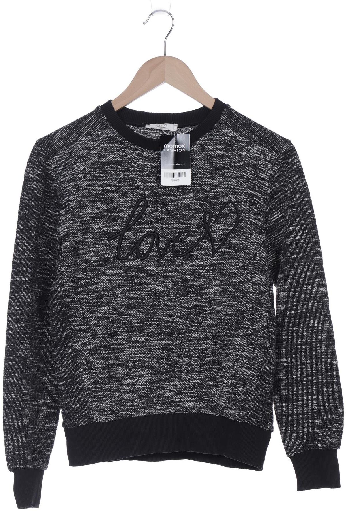 

Mango Damen Sweatshirt, schwarz, Gr. 36