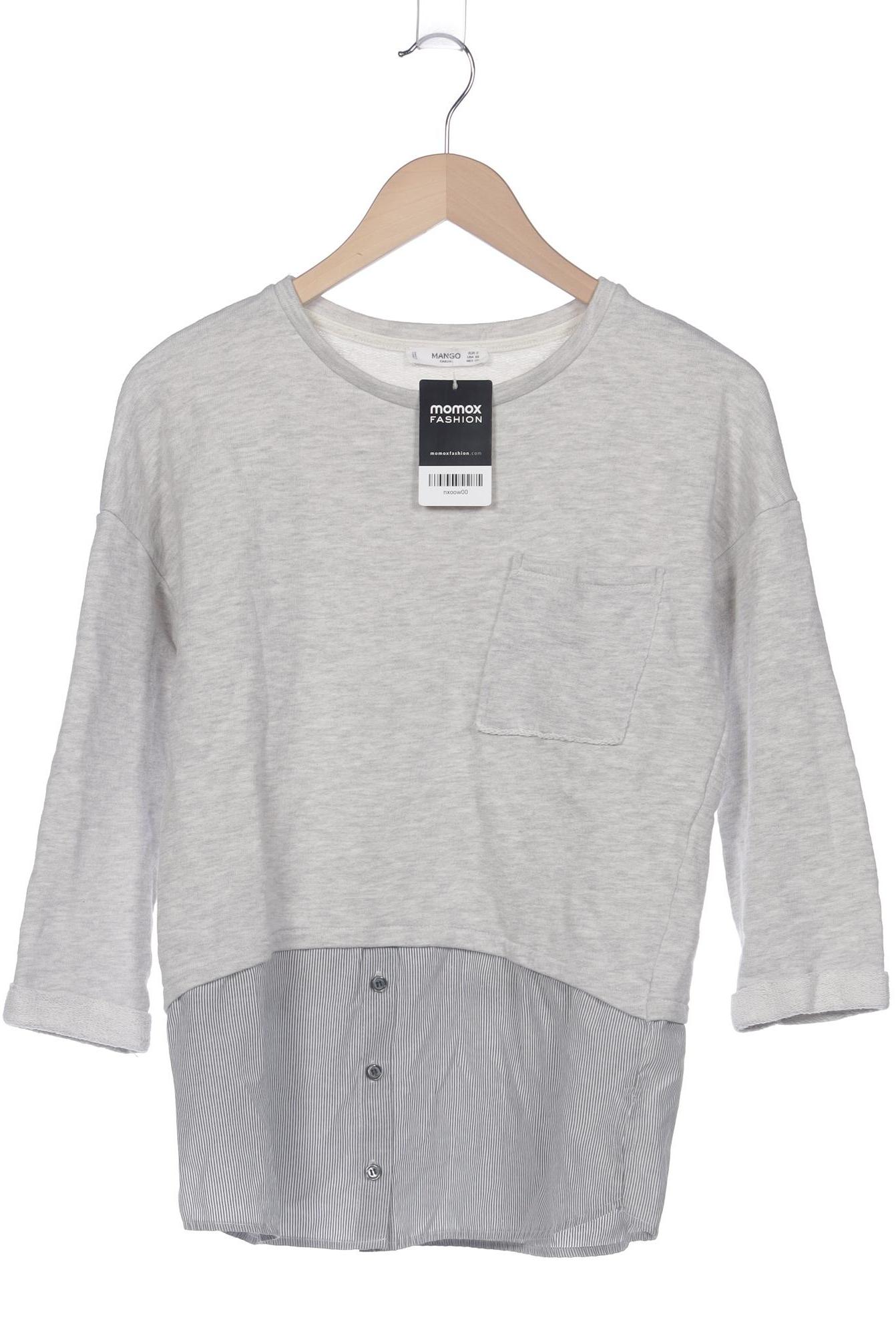 

Mango Damen Sweatshirt, grau, Gr. 36