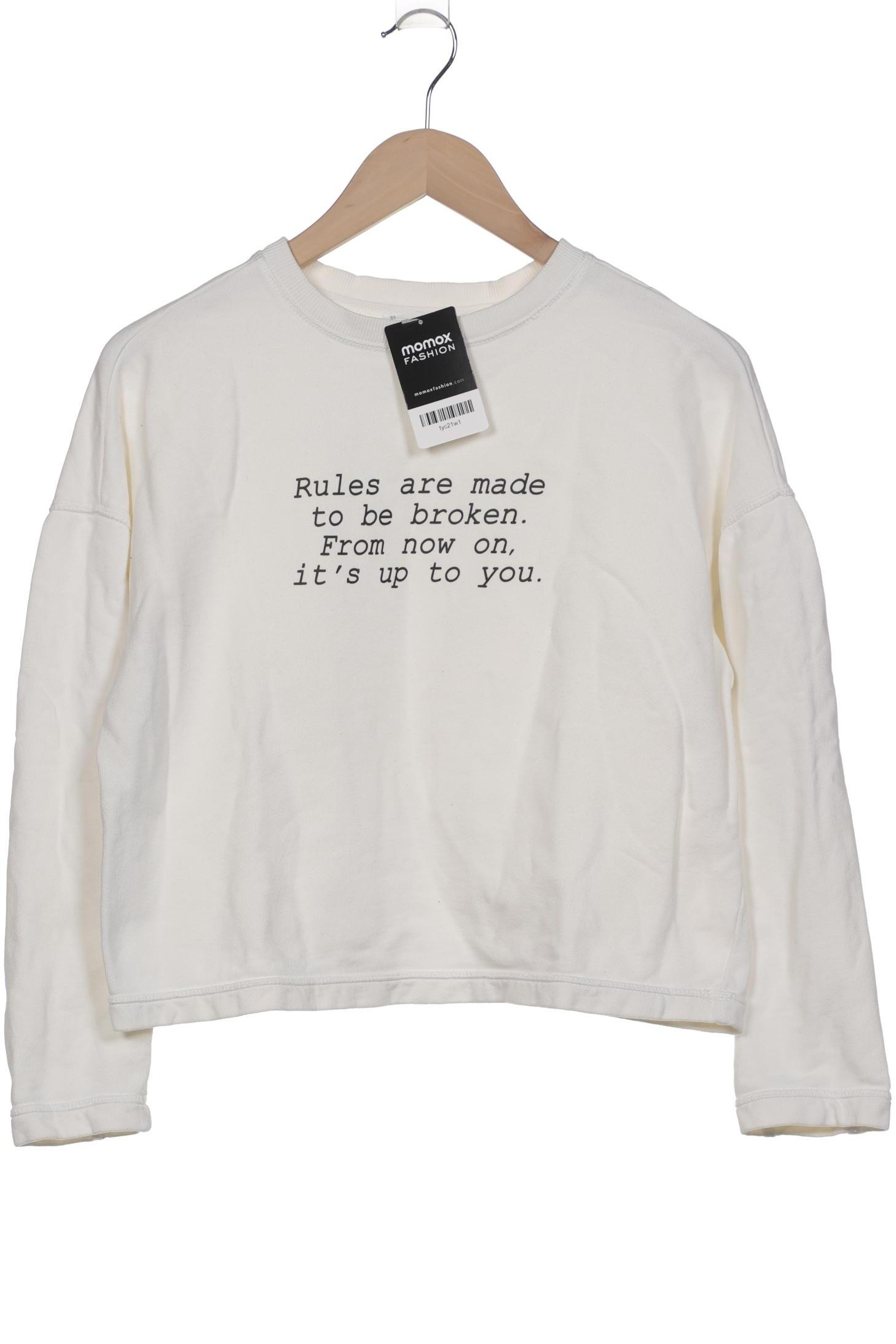 

Mango Damen Sweatshirt, weiß, Gr. 38