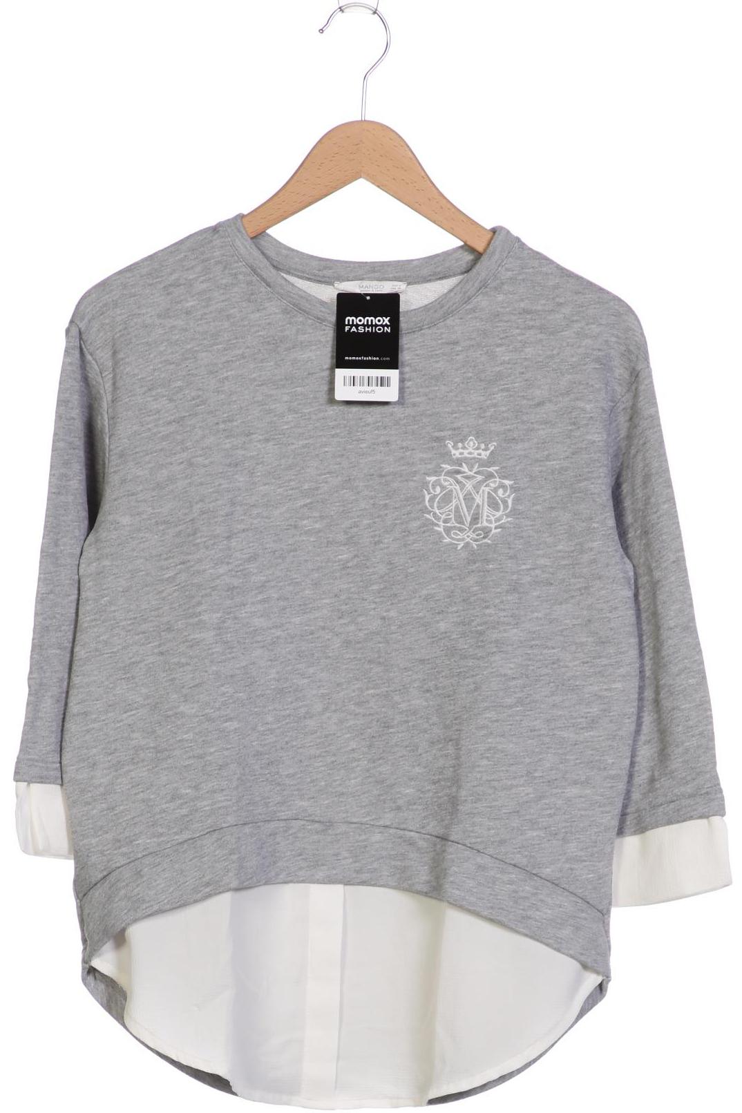 

Mango Damen Sweatshirt, grau, Gr. 36