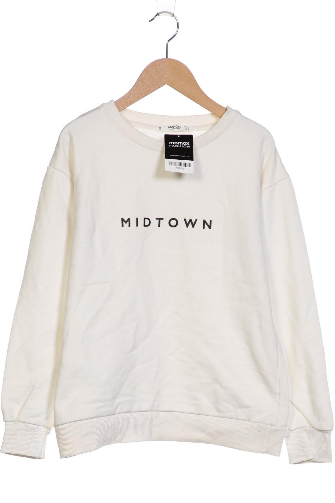

Mango Damen Sweatshirt, weiß, Gr. 38