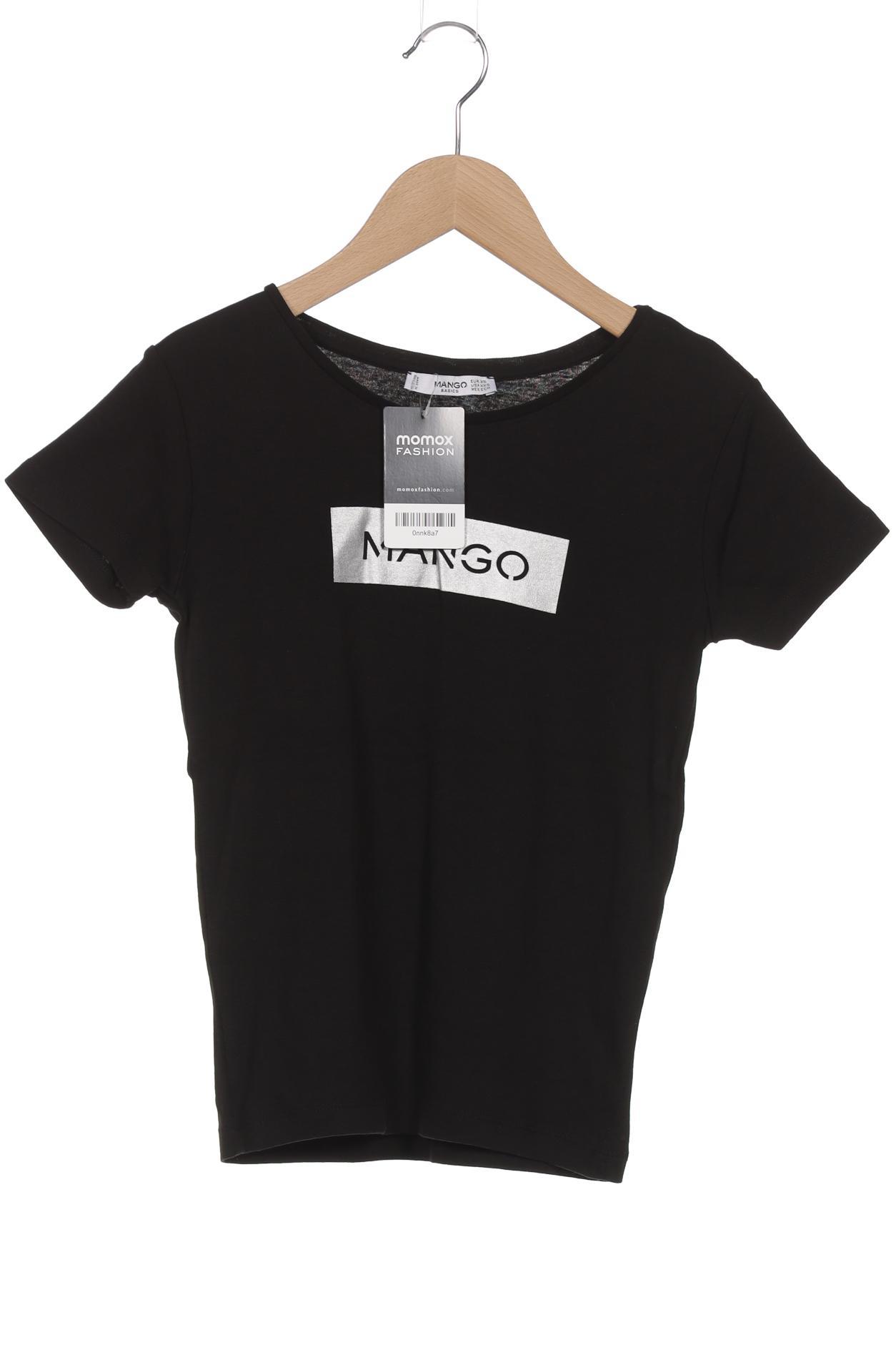 

Mango Damen T-Shirt, schwarz, Gr. 34