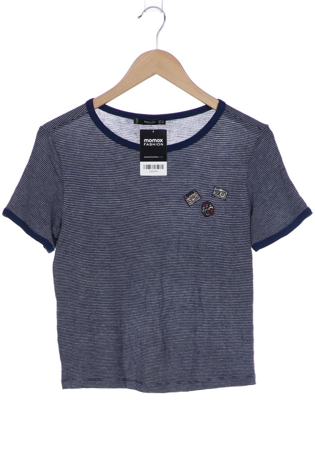 

Mango Damen T-Shirt, marineblau, Gr. 36