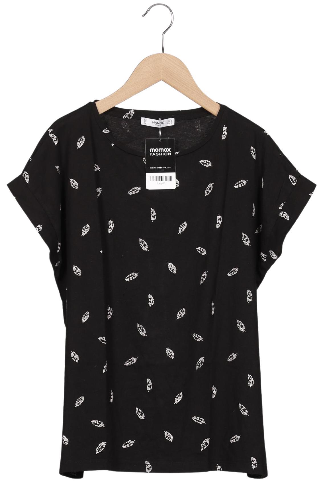 

Mango Damen T-Shirt, schwarz, Gr. 42