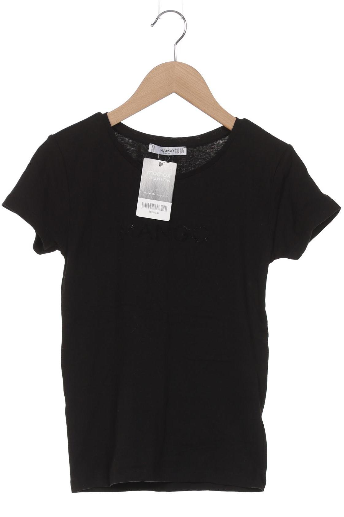 

Mango Damen T-Shirt, schwarz, Gr. 34