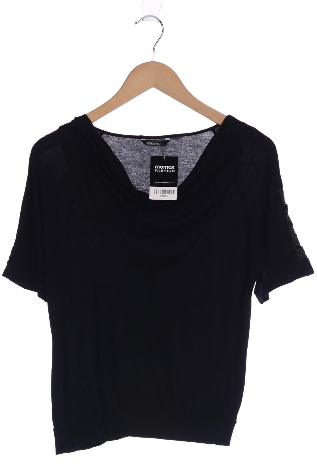 

Mango Damen T-Shirt, schwarz, Gr. 38