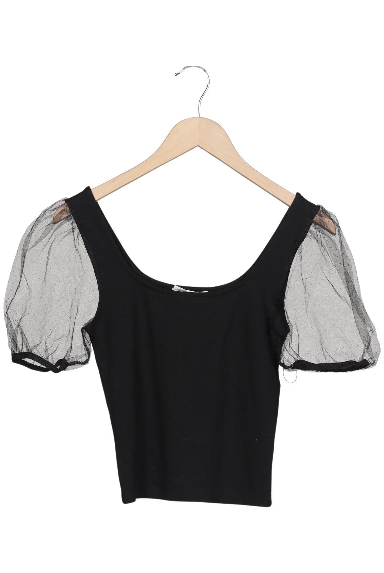 

Mango Damen T-Shirt, schwarz, Gr. 36