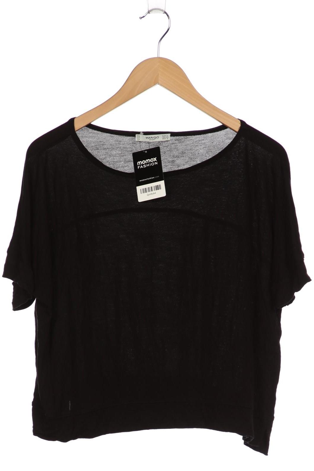 

Mango Damen T-Shirt, schwarz, Gr. 36