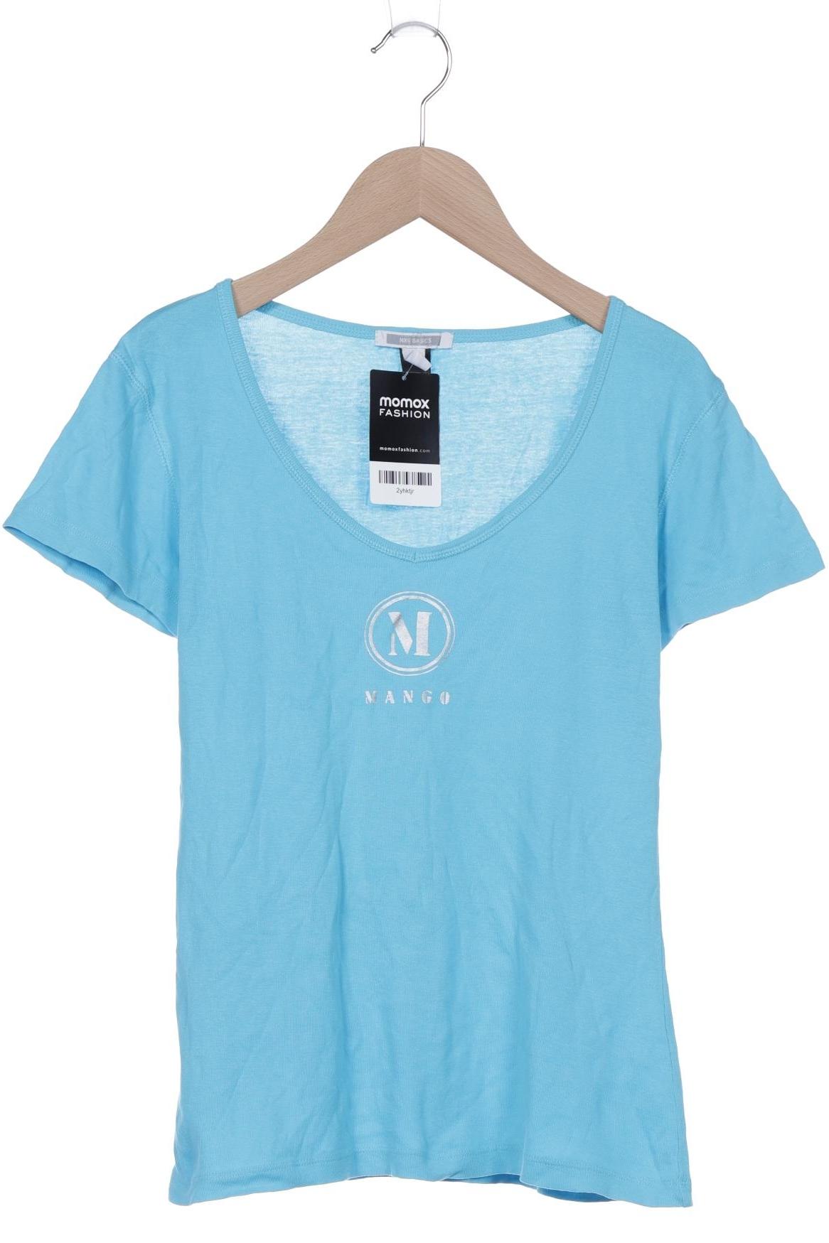 

Mango Damen T-Shirt, blau, Gr. 38