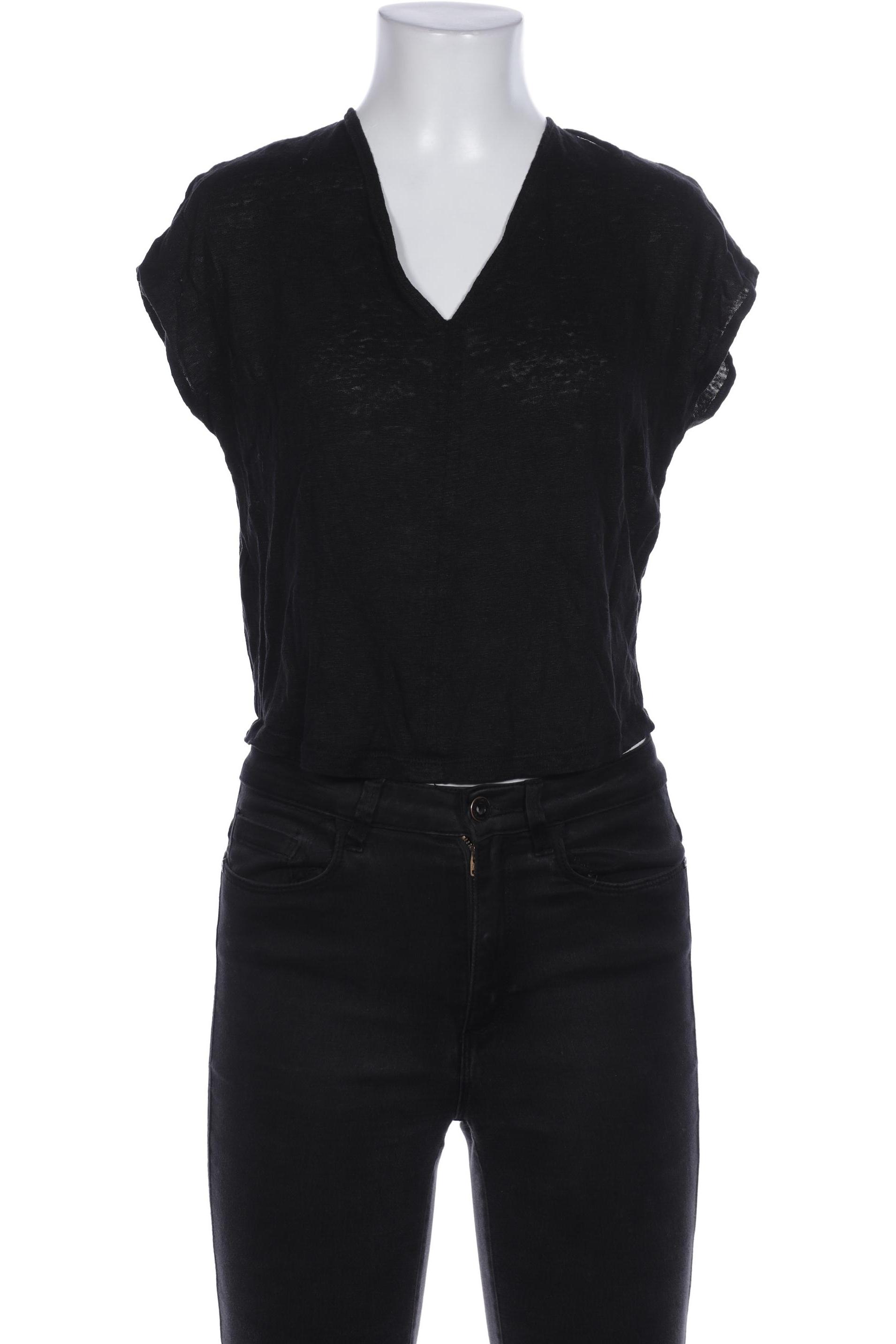 

Mango Damen T-Shirt, schwarz, Gr. 36