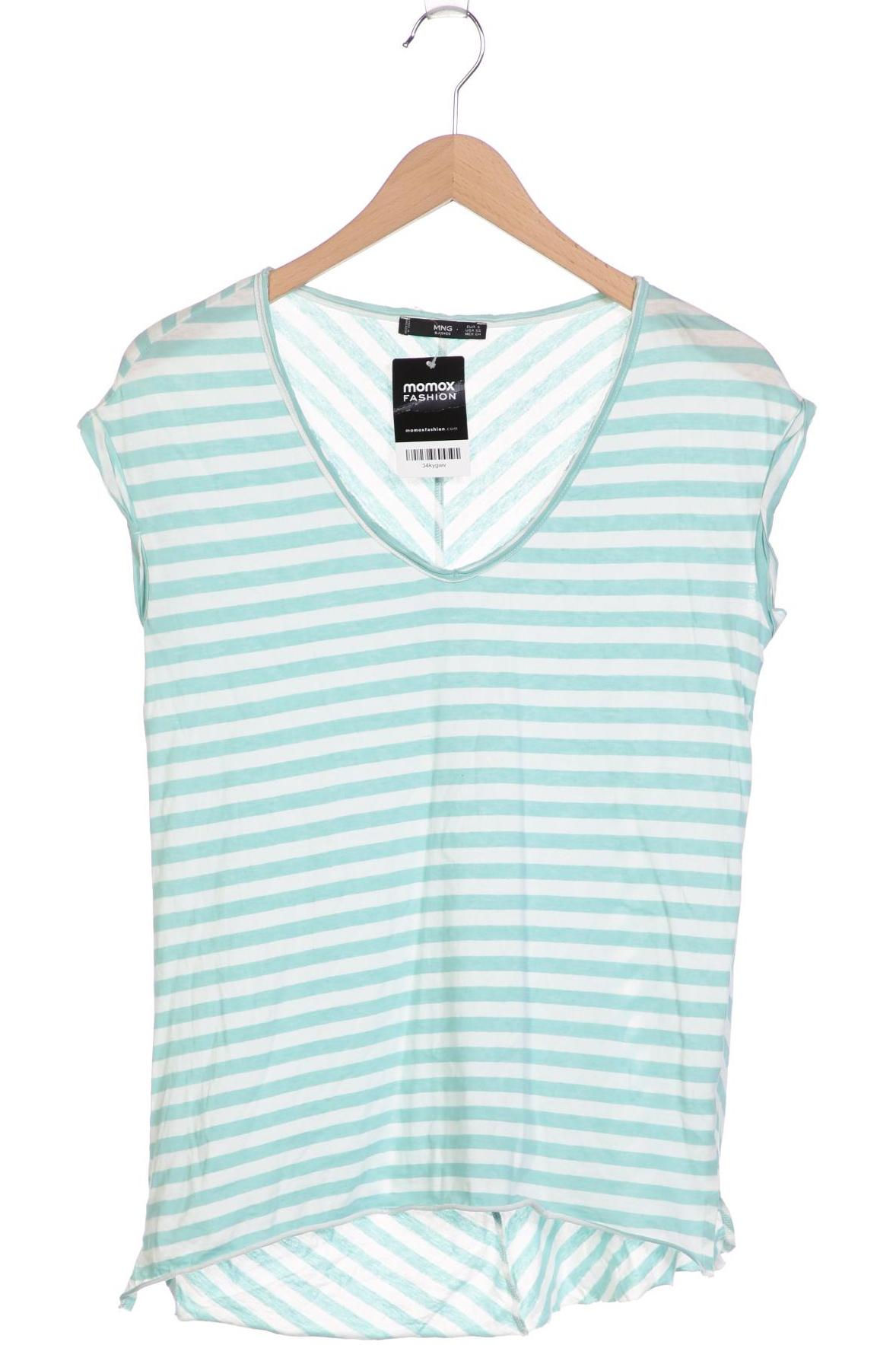 

Mango Damen T-Shirt, türkis, Gr. 36
