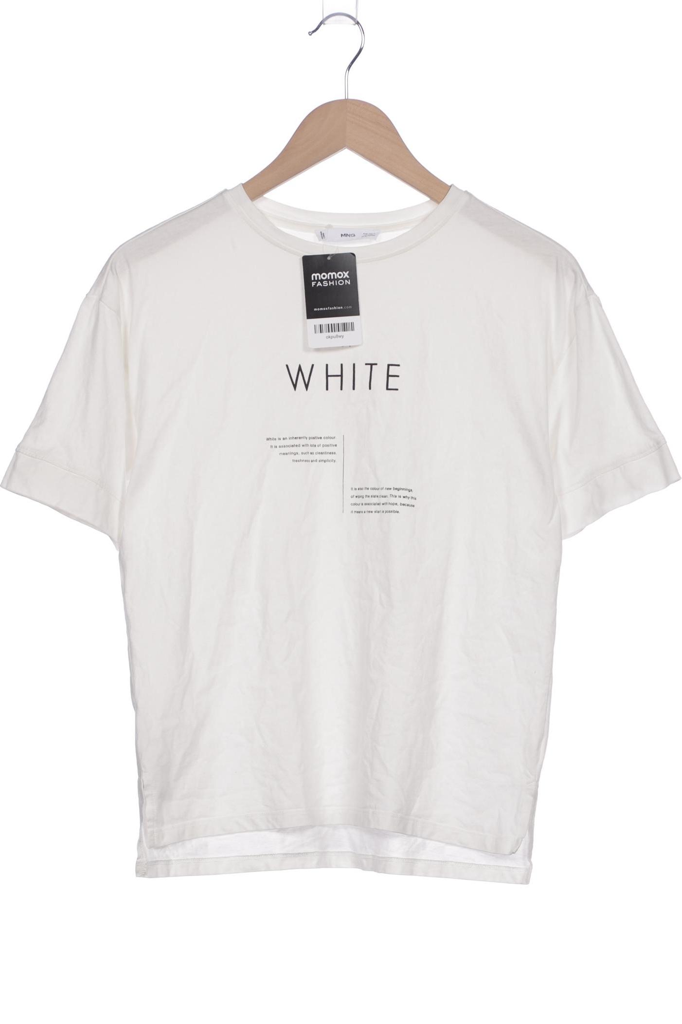 

Mango Damen T-Shirt, weiß, Gr. 36