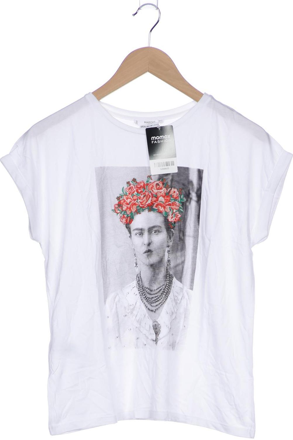 

Mango Damen T-Shirt, weiß, Gr. 38