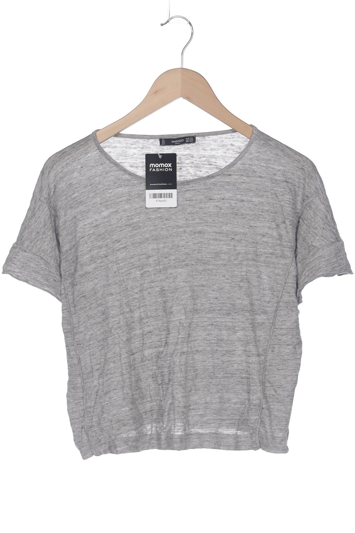 

Mango Damen T-Shirt, grau, Gr. 34