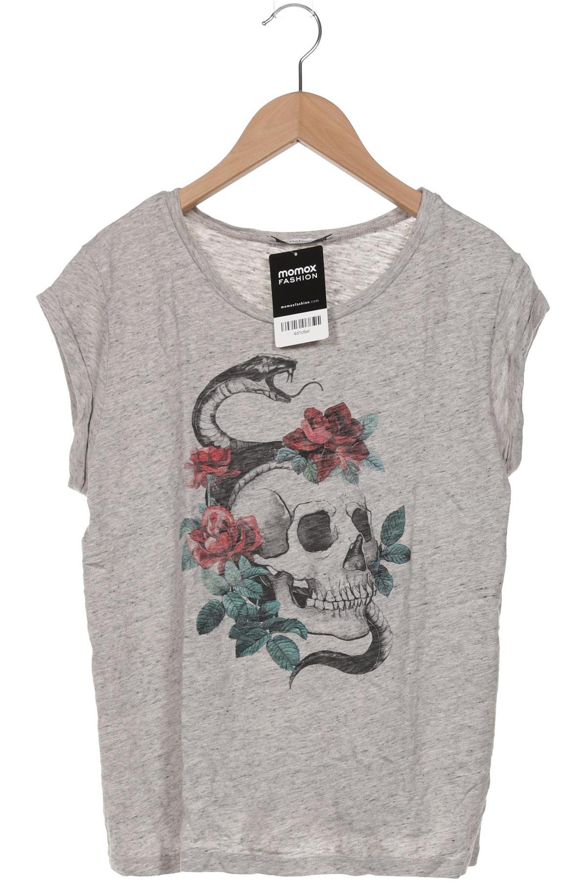 

Mango Damen T-Shirt, grau, Gr. 36
