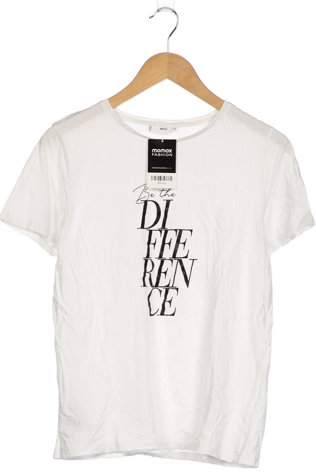 

Mango Damen T-Shirt, weiß, Gr. 44
