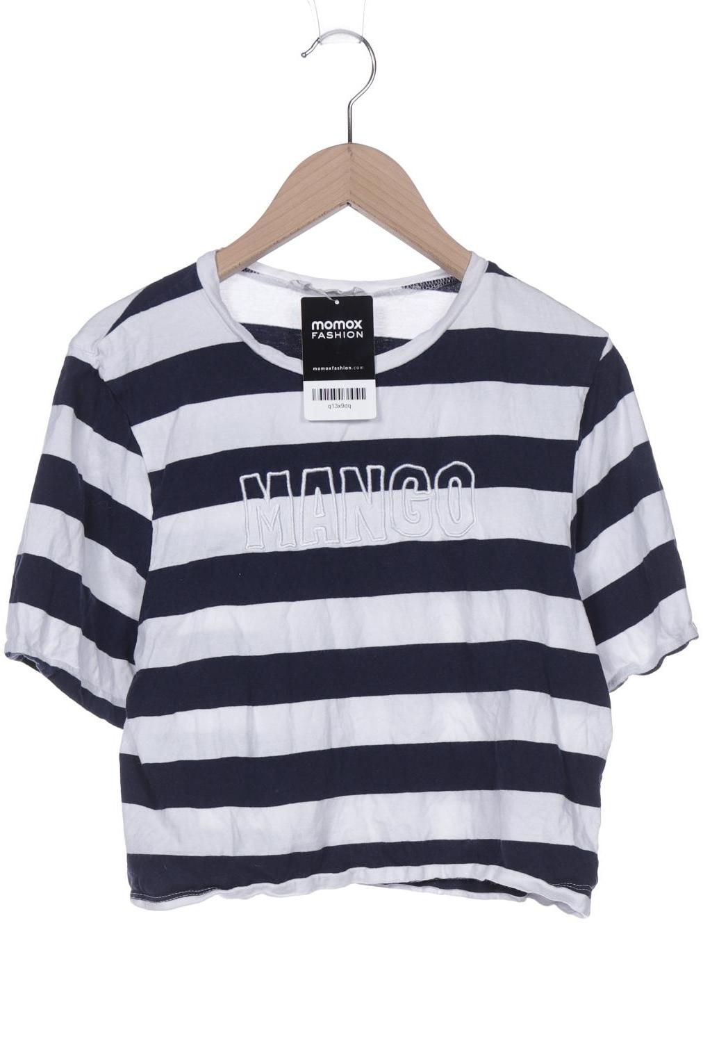 

Mango Damen T-Shirt, weiß, Gr. 34