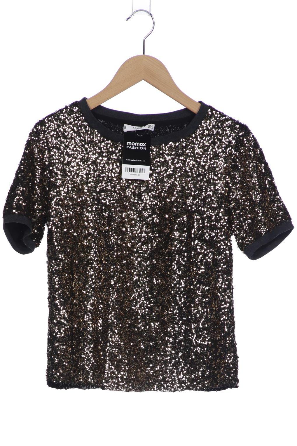 

Mango Damen T-Shirt, gold, Gr. 36