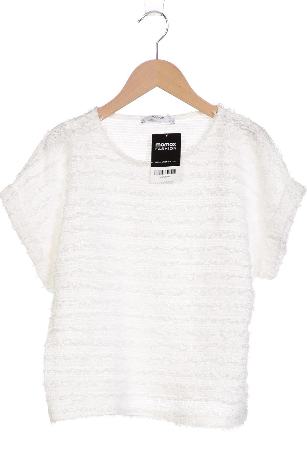 

Mango Damen T-Shirt, weiß, Gr. 36