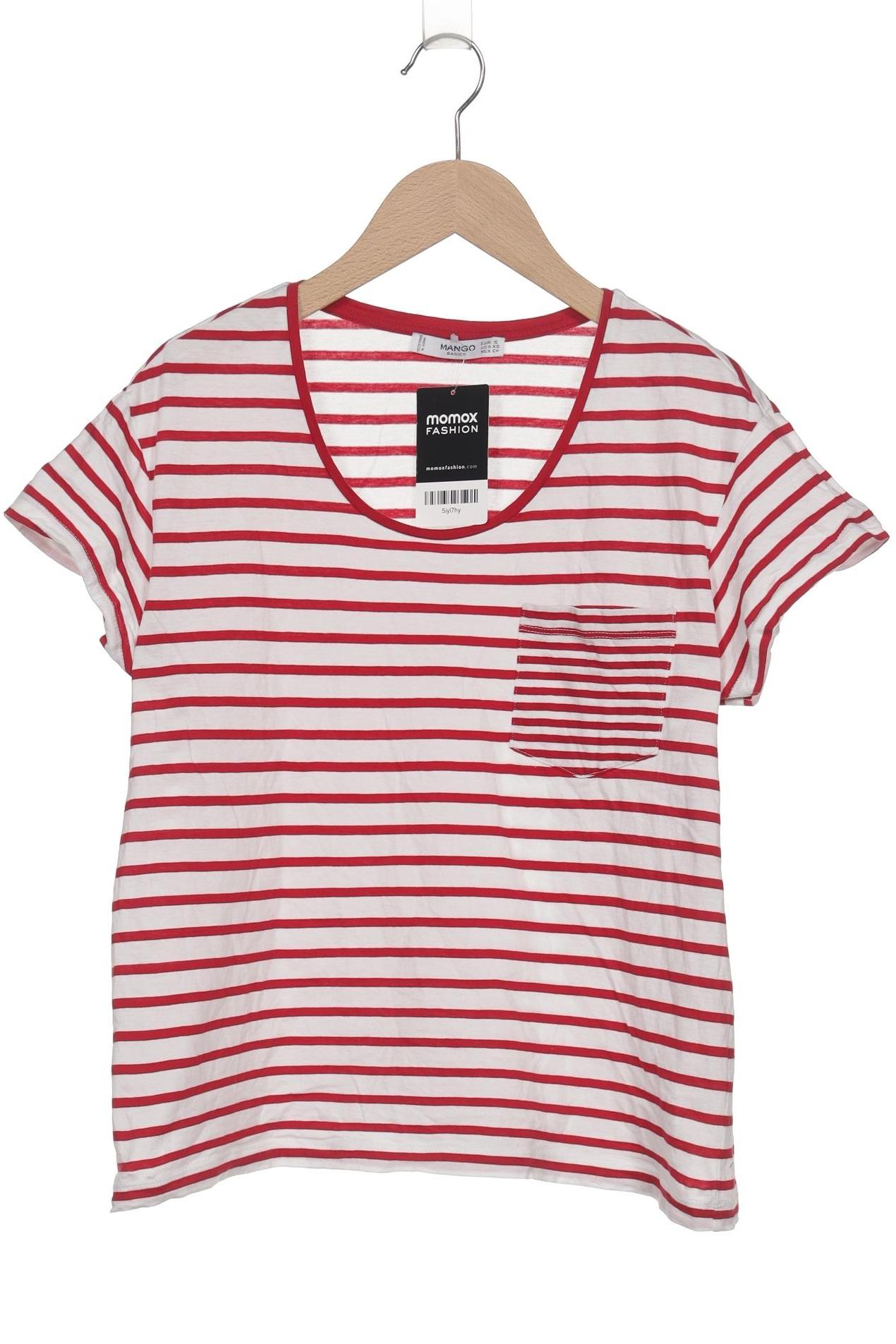 

Mango Damen T-Shirt, weiß, Gr. 36
