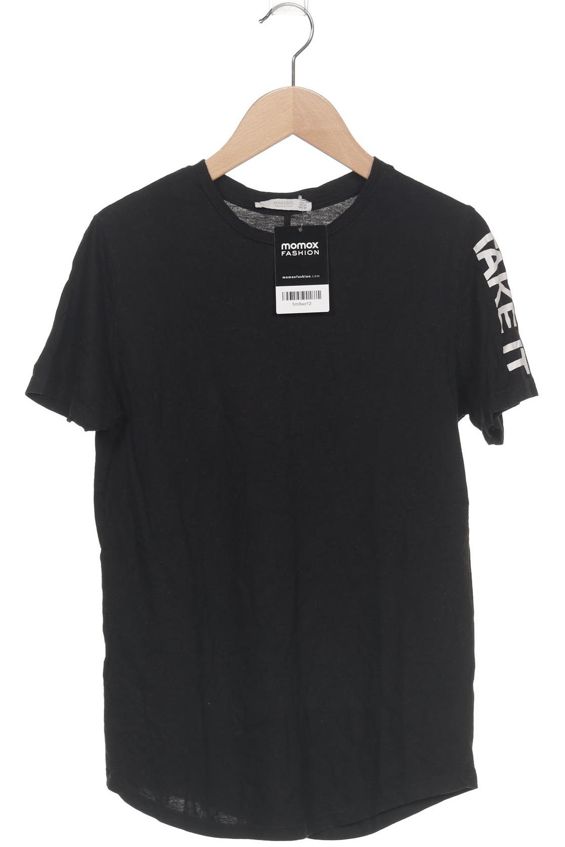 

Mango Damen T-Shirt, schwarz, Gr. 36