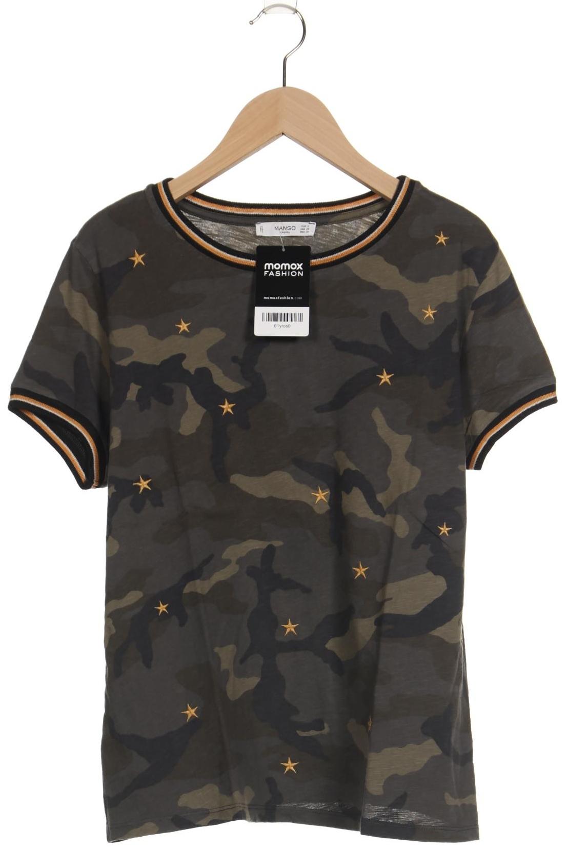 

Mango Damen T-Shirt, grün, Gr. 36