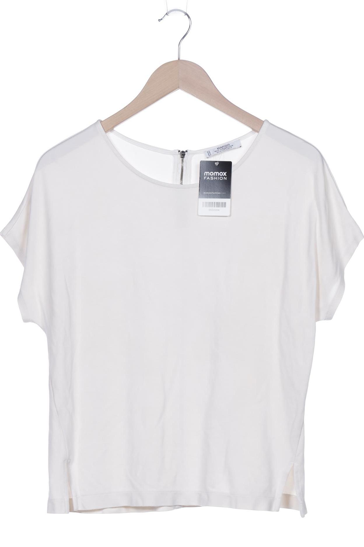 

Mango Damen T-Shirt, cremeweiß, Gr. 38
