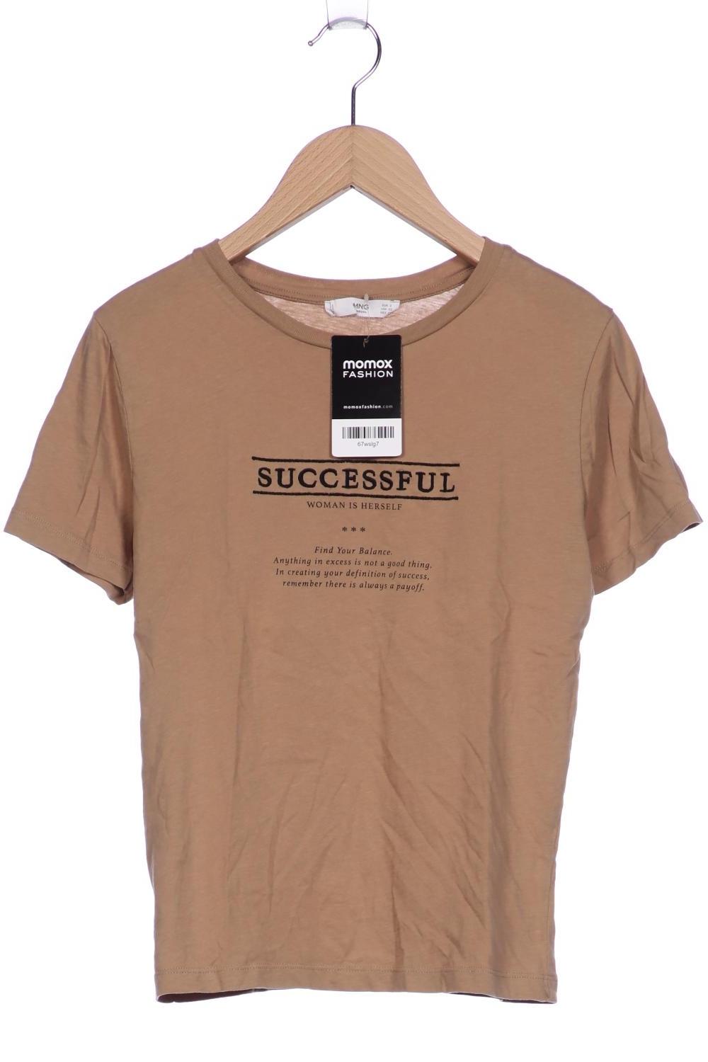 

Mango Damen T-Shirt, beige, Gr. 36