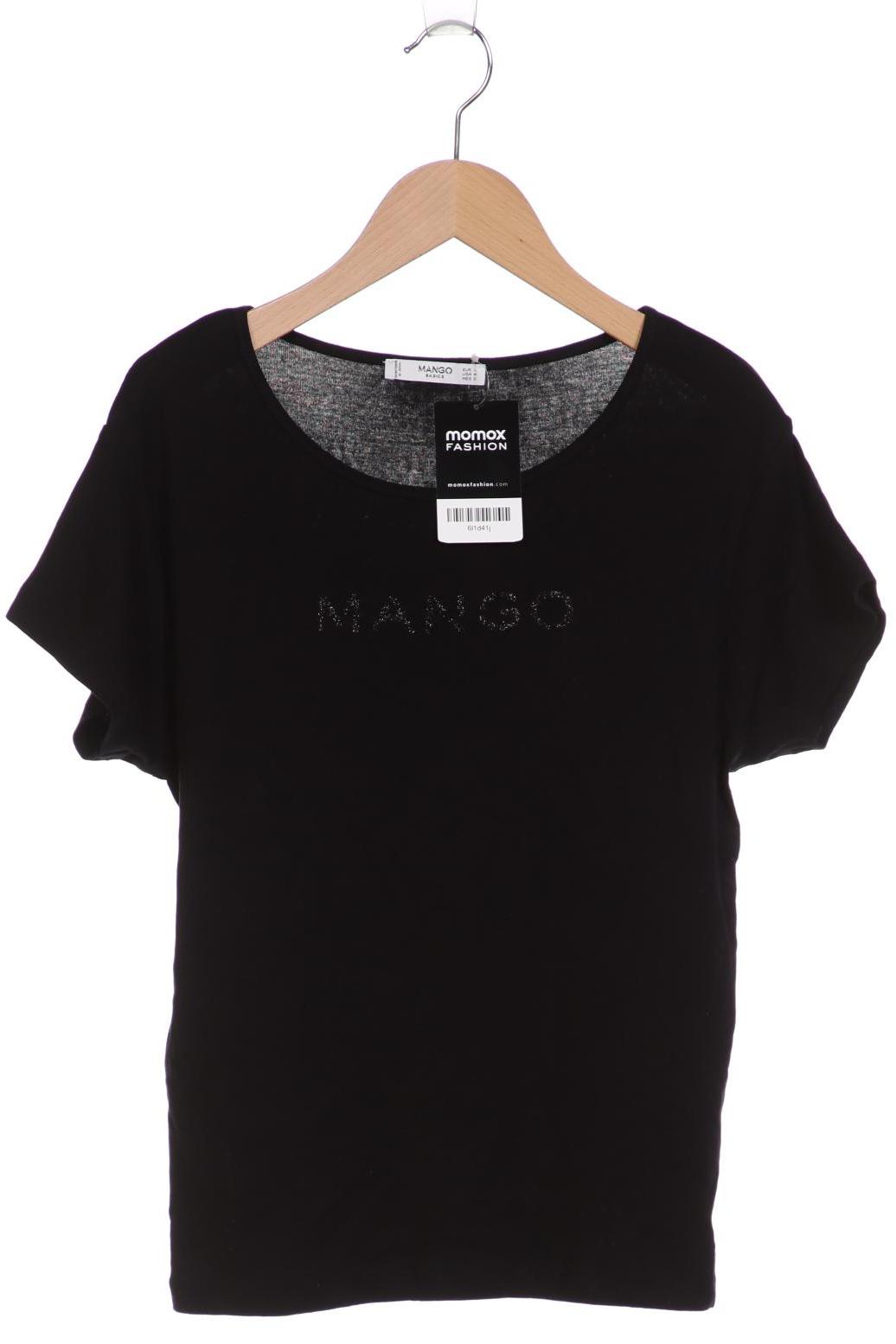 

Mango Damen T-Shirt, schwarz, Gr. 42