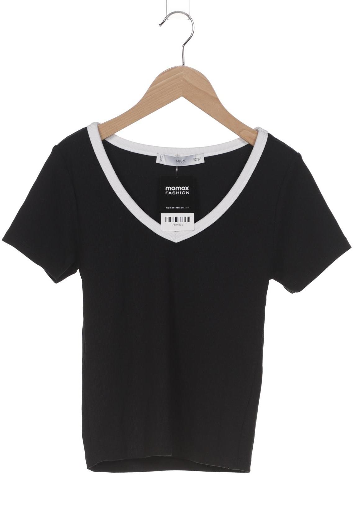 

Mango Damen T-Shirt, schwarz, Gr. 36